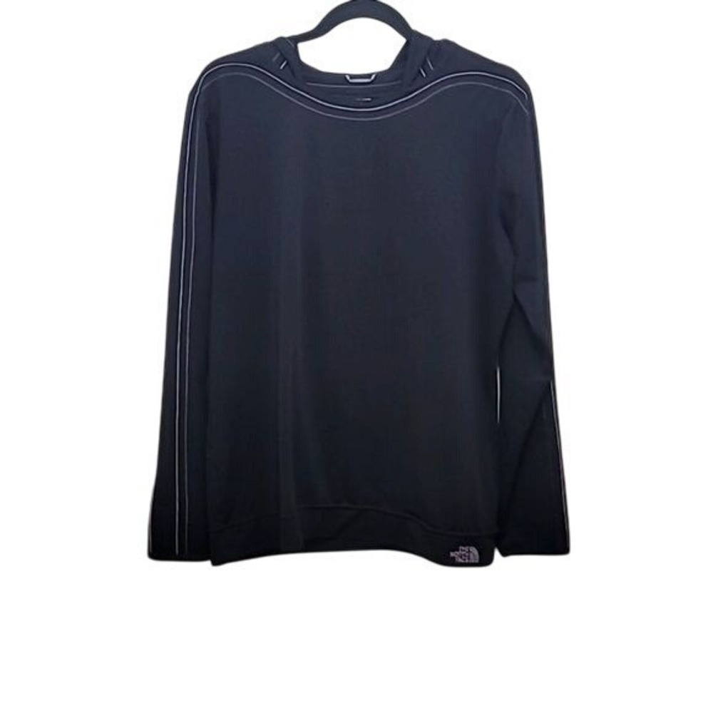 THE NORTH FACE WOMEN'S VAPOR WICK HOODIE PULLOVER BLACK LIGHTWEIGHT ACTIVE SZ XL